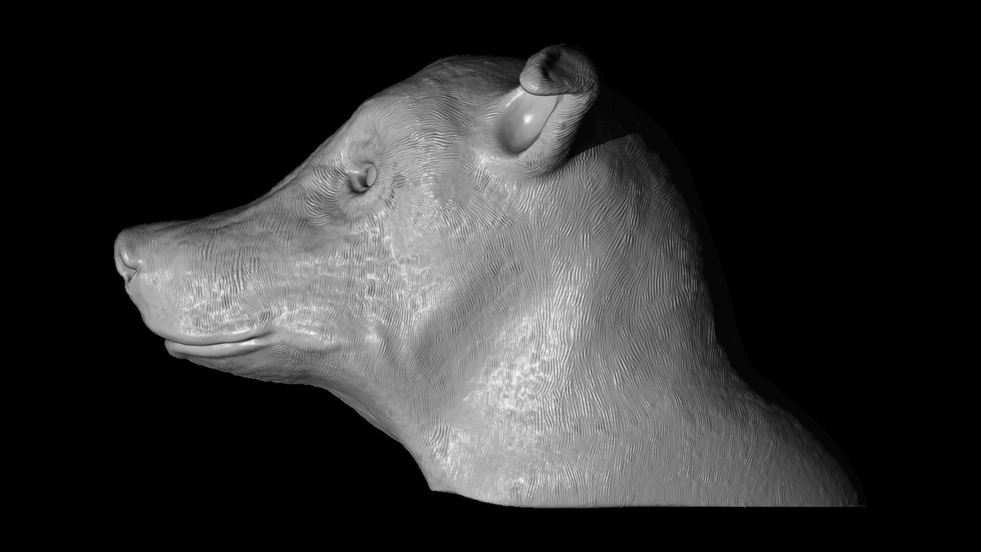 Cute Dog 3D print model_3