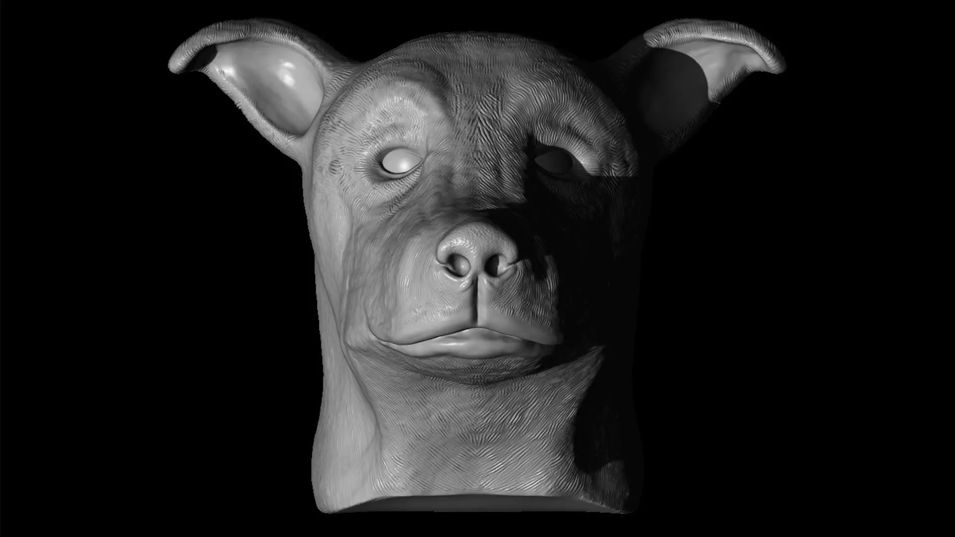 Cute Dog 3D print model_0