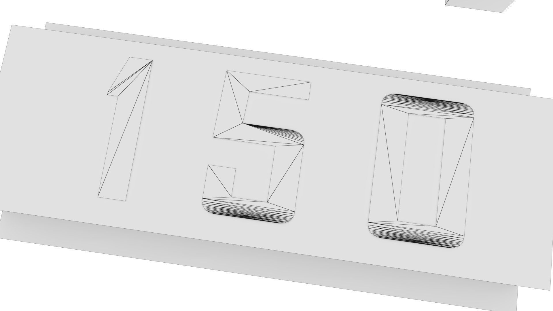 8 Pin Transistor Computer Chip Low-poly 3D model_11