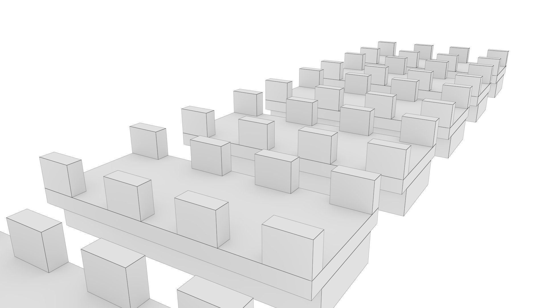 8 Pin Transistor Computer Chip Low-poly 3D model_14