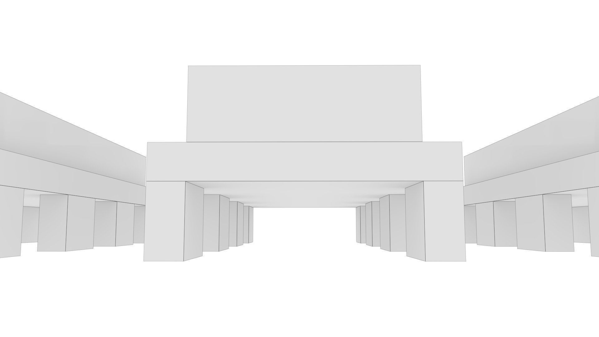 8 Pin Transistor Computer Chip Low-poly 3D model_13