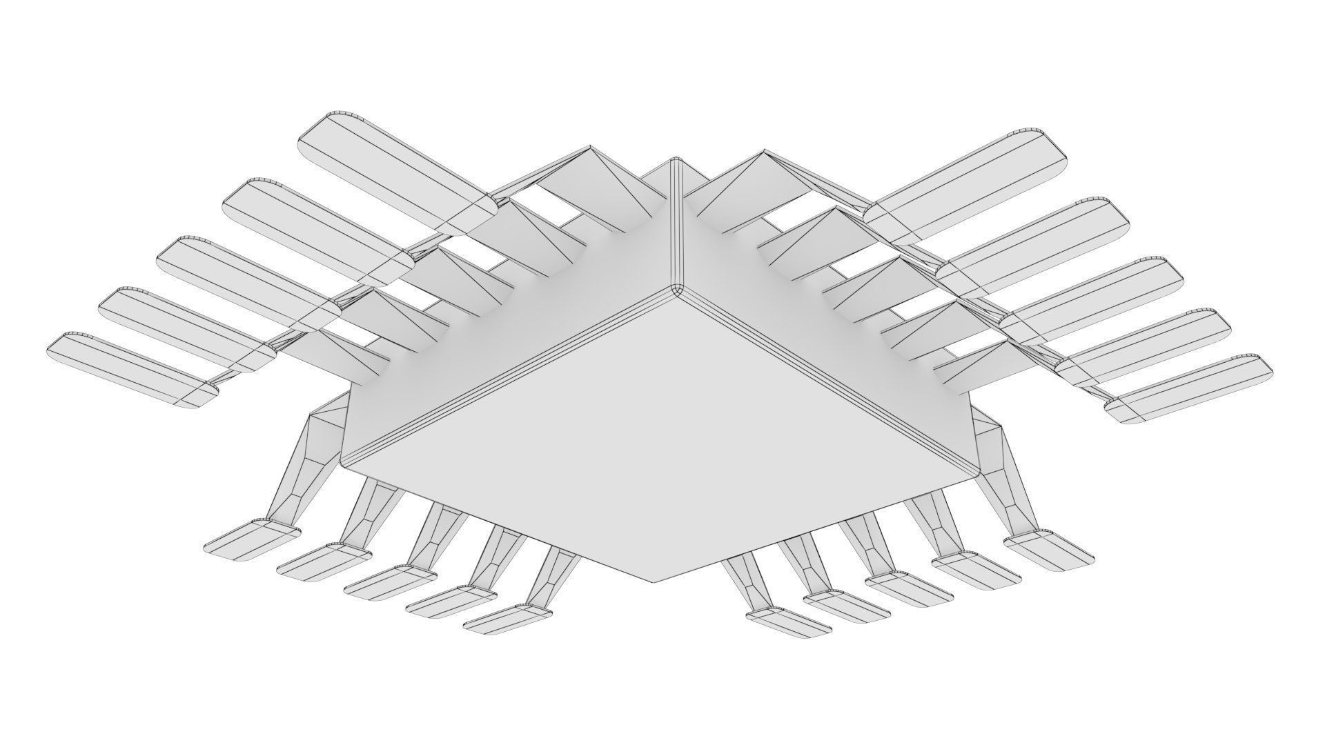 3D model Mini Computer Chip VR / AR / low-poly | CGTrader