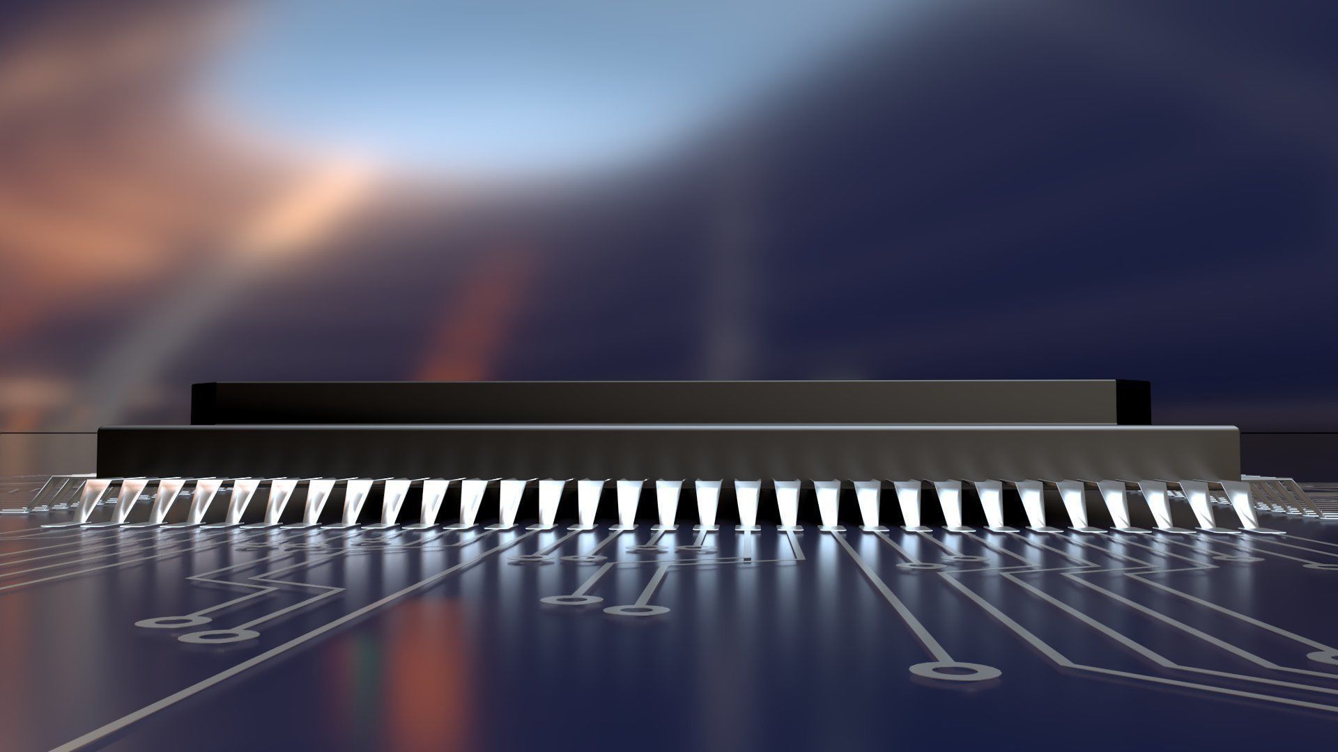 3D model Generic CPU - Central processing unit - x86-64 VR / AR / low ...