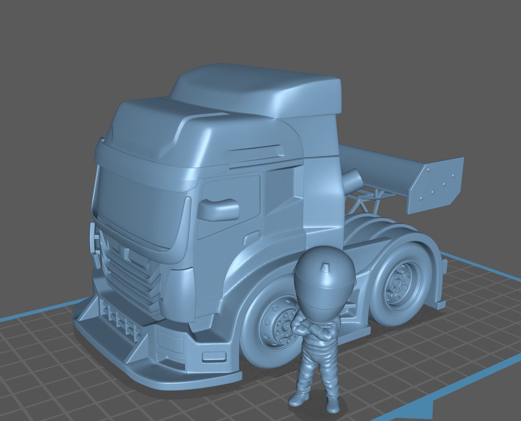 truck-racing 3D print model_1