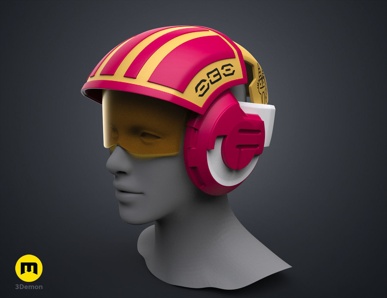 Sabine Speeder Helmet - Ahsoka 3D print model_11