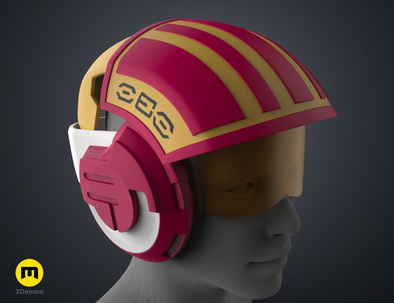 Sabine Speeder Helmet - Ahsoka 3D print model_34