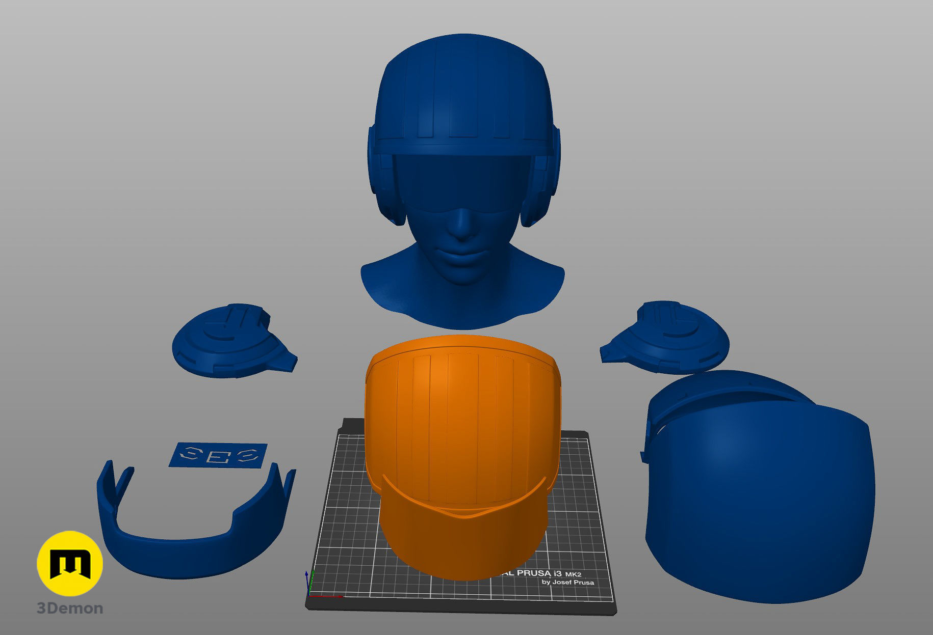 Sabine Speeder Helmet - Ahsoka 3D print model_5