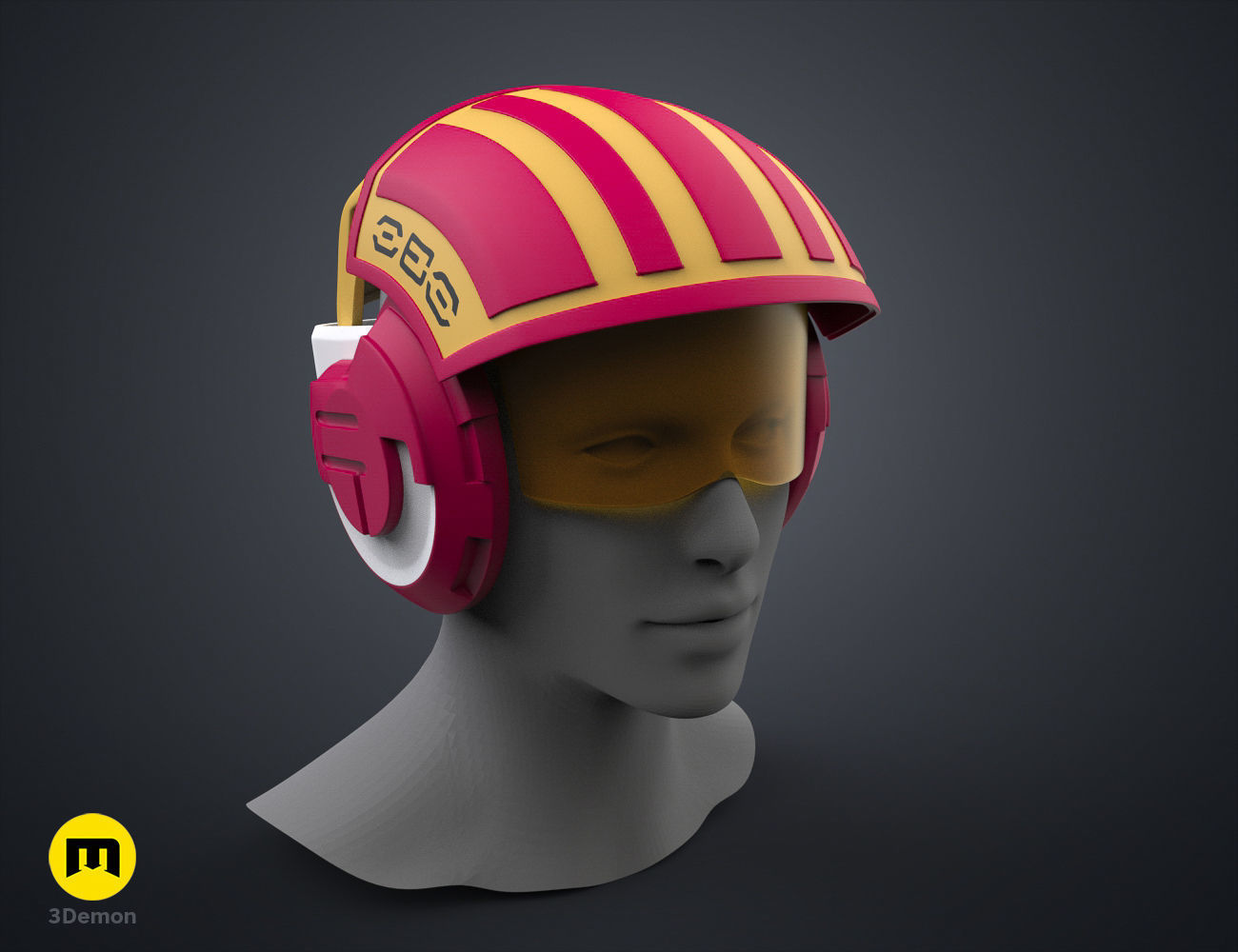 Sabine Speeder Helmet - Ahsoka 3D print model_35