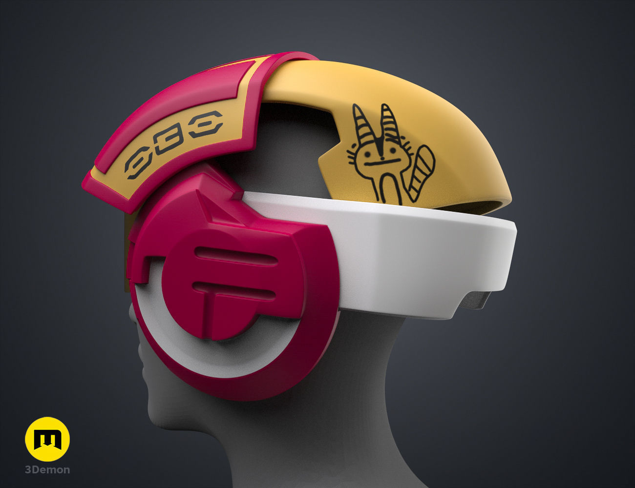 Sabine Speeder Helmet - Ahsoka 3D print model_3