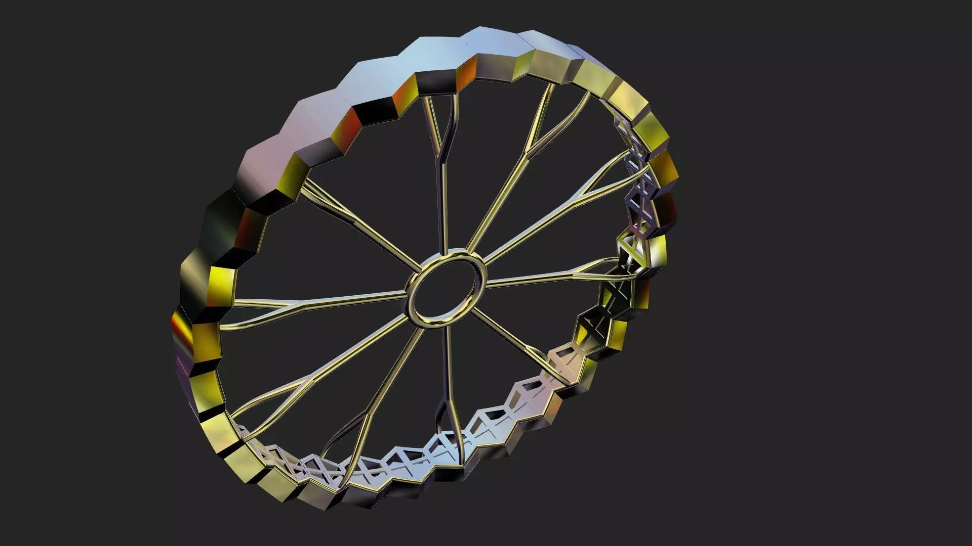 Fusion bracelet code 707 in 4 sizes Free 3D print model