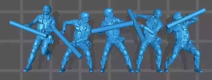 Special forces soldiers  armed police soldiers  special police