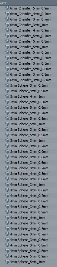 288 different sizes caps tips for bracelets and pendants  3D print model_12