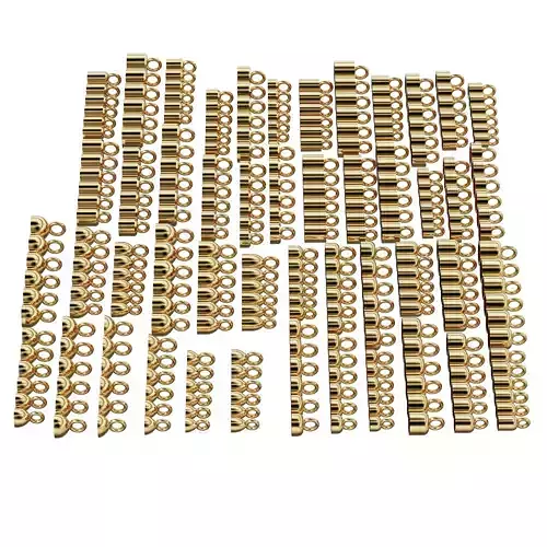 288 different sizes caps tips for bracelets and pendants 