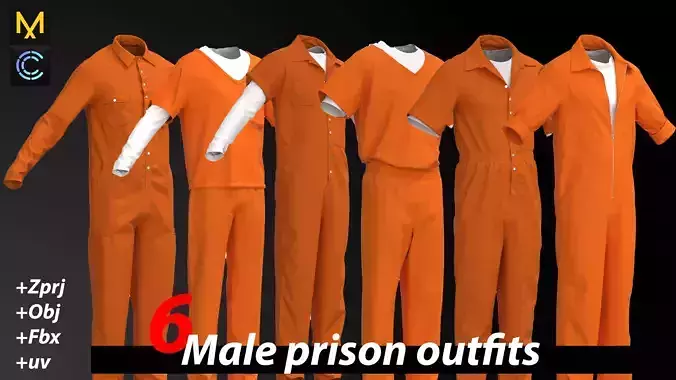 Male prison outfits 