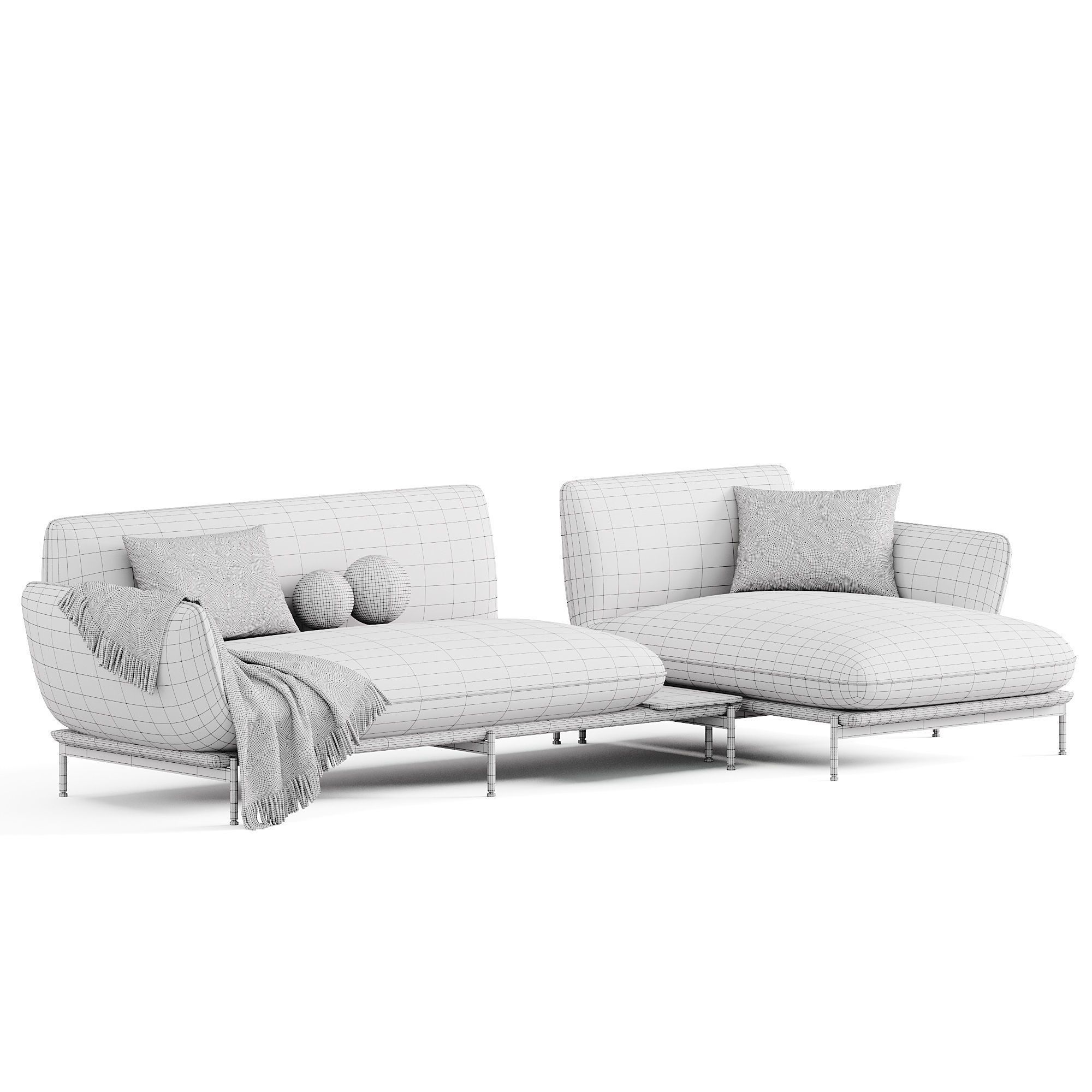 Sofa LOTUS By Blanche 3D model_10