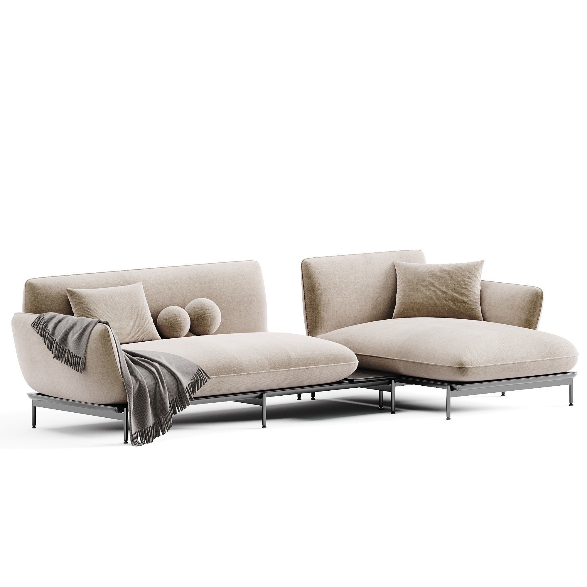 Sofa LOTUS By Blanche 3D model_7