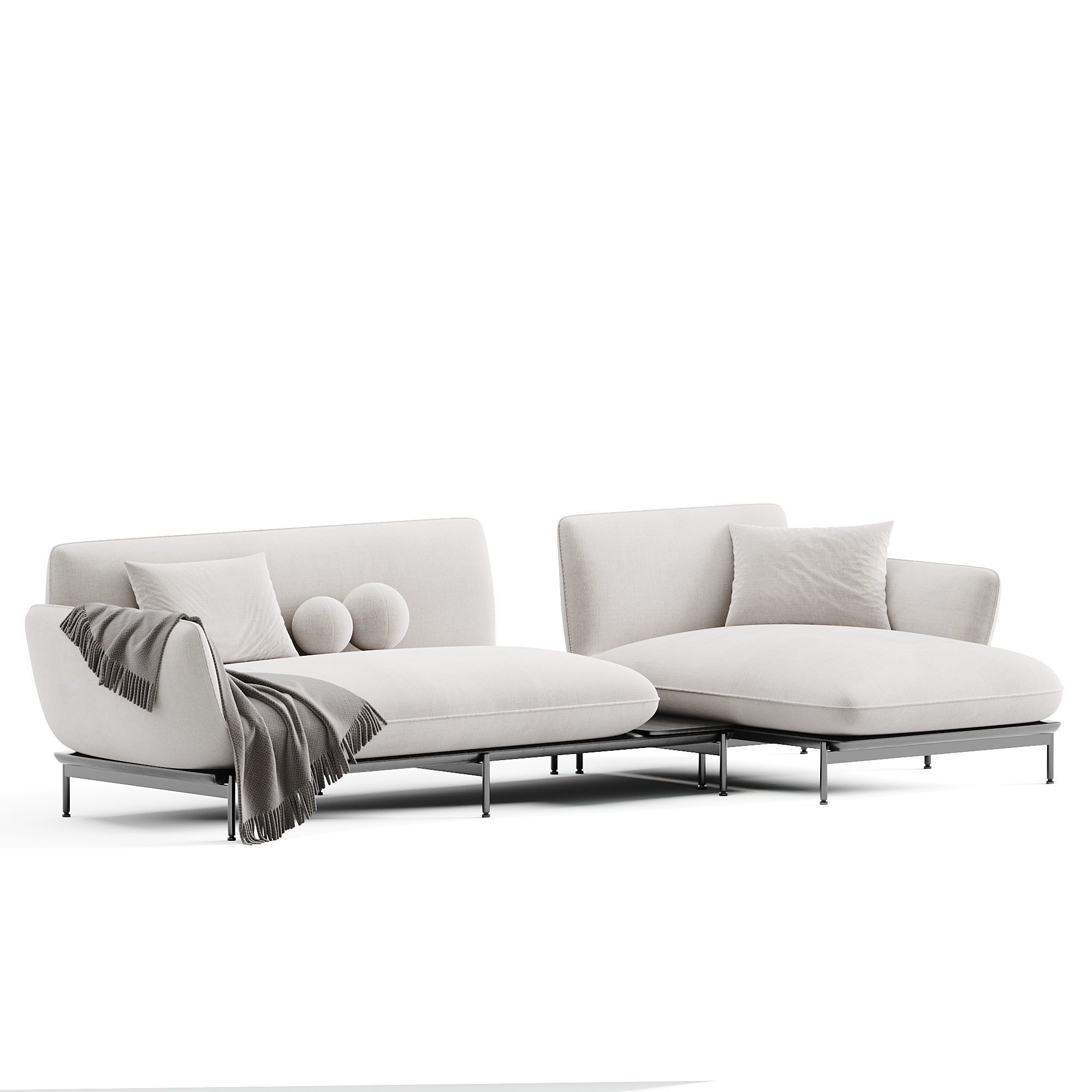 Sofa LOTUS By Blanche 3D model_4