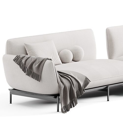 Sofa LOTUS By Blanche 3D model 7