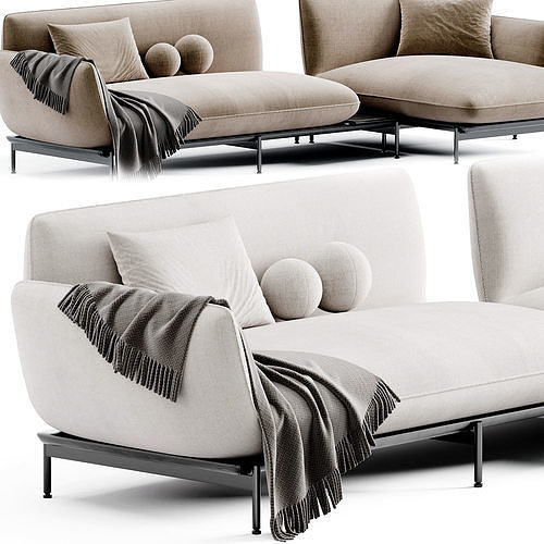 Sofa LOTUS By Blanche 3D model 3