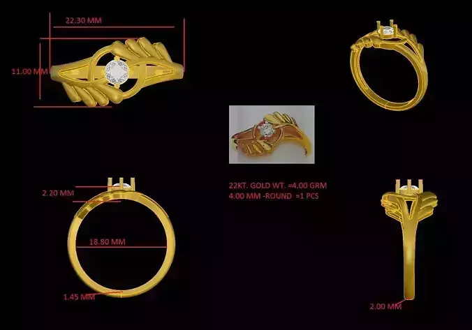 Jewelry 3D Designring  3D CAD Design Jewelry CAD designs 3D print model