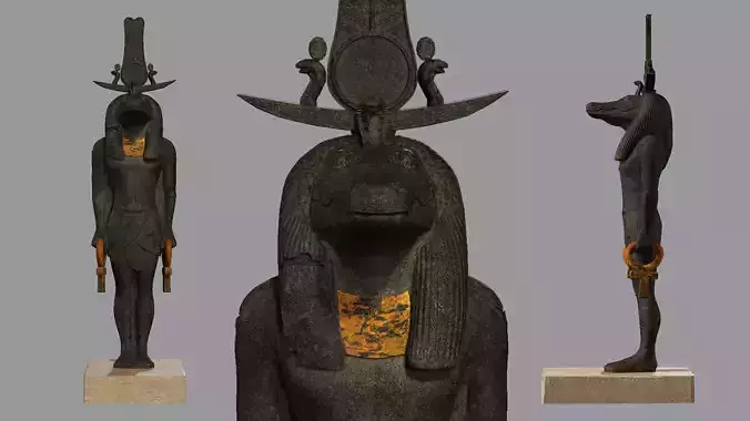 Statue of Sobek Huge