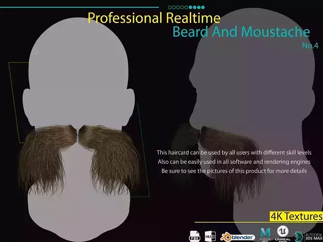 Realtime Beard and Moustache - No4