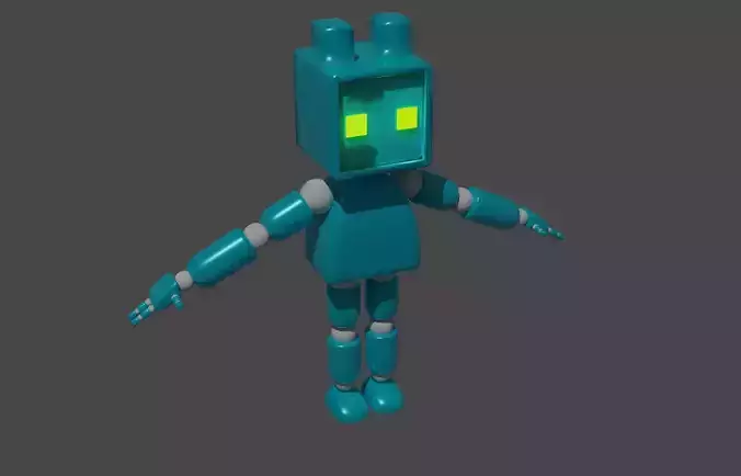 Robot Normal Poly 3D model