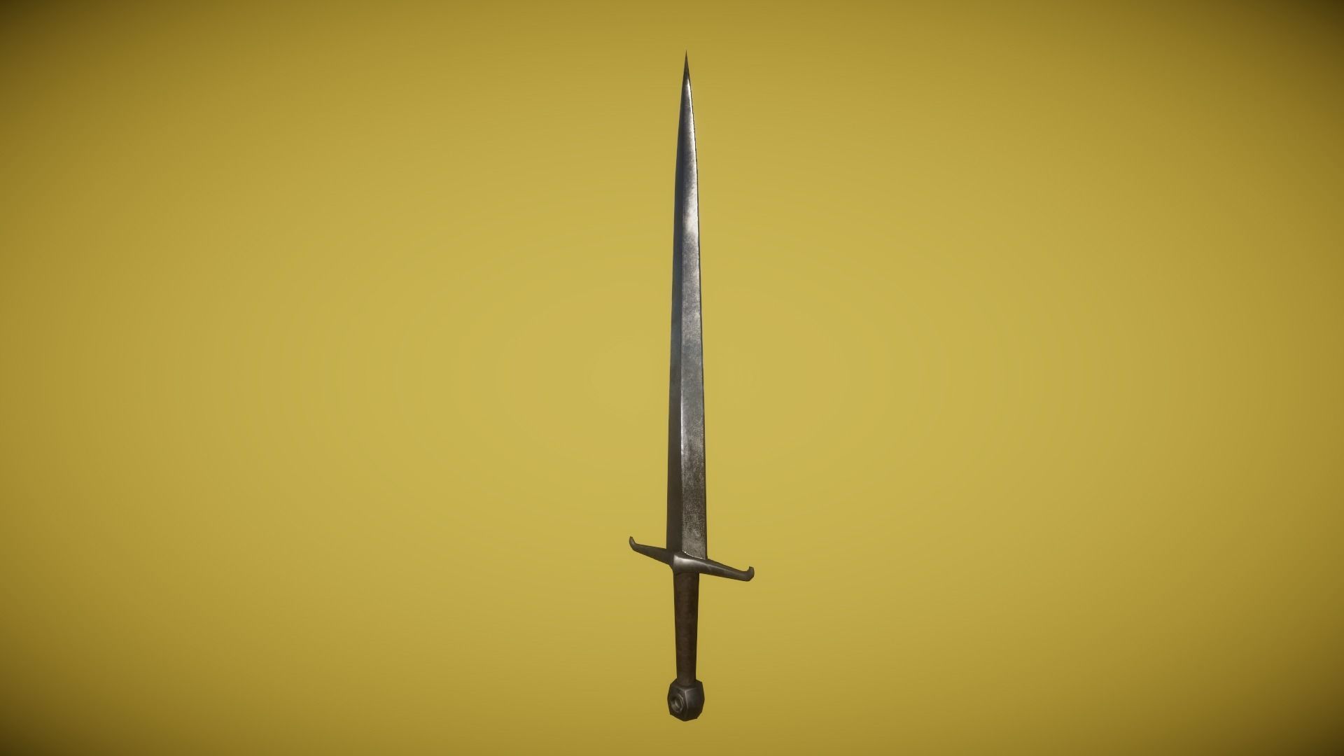 Real World - Medieval Swords Low-poly 3D model_3