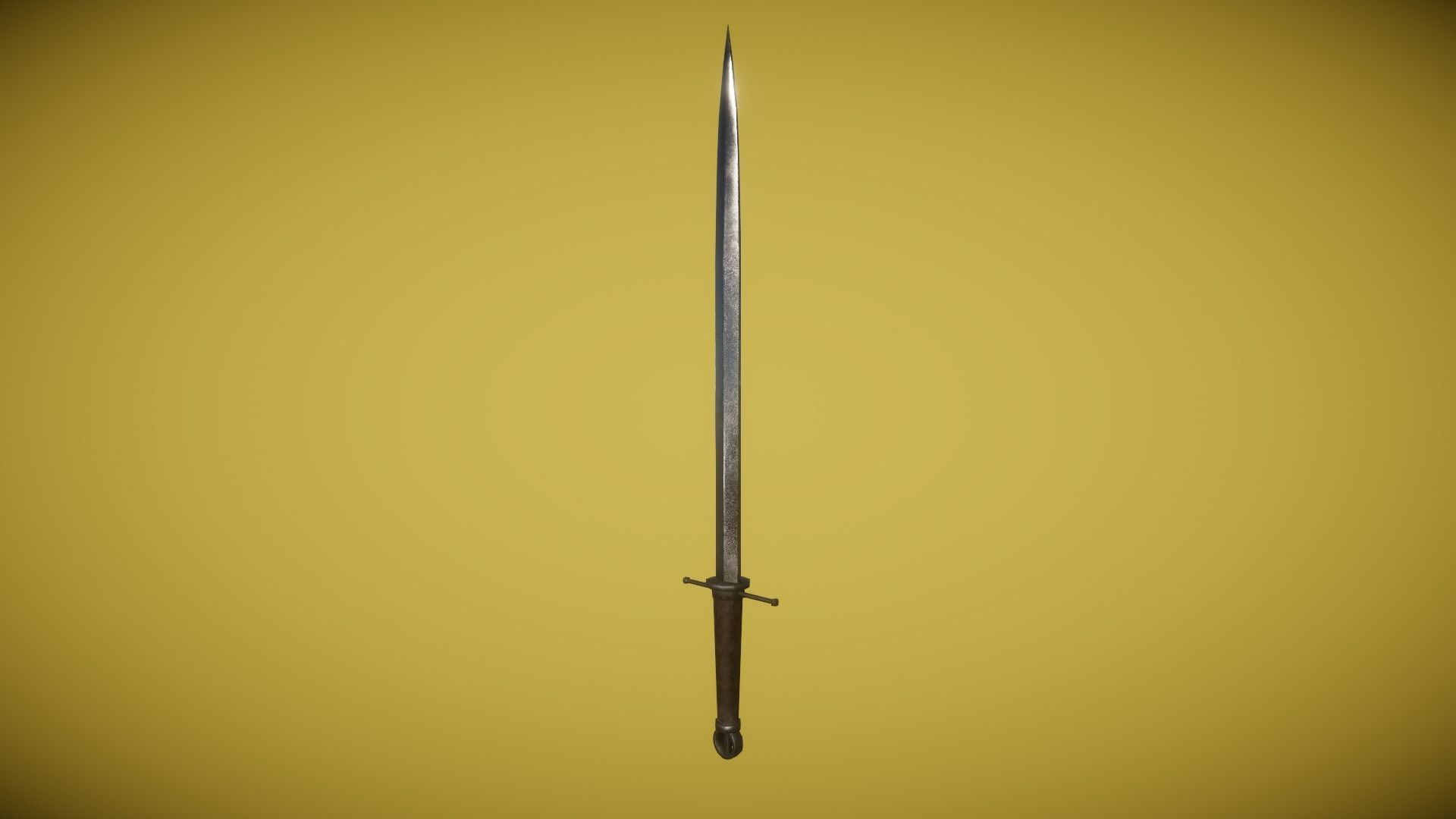 Real World - Medieval Swords Low-poly 3D model_19