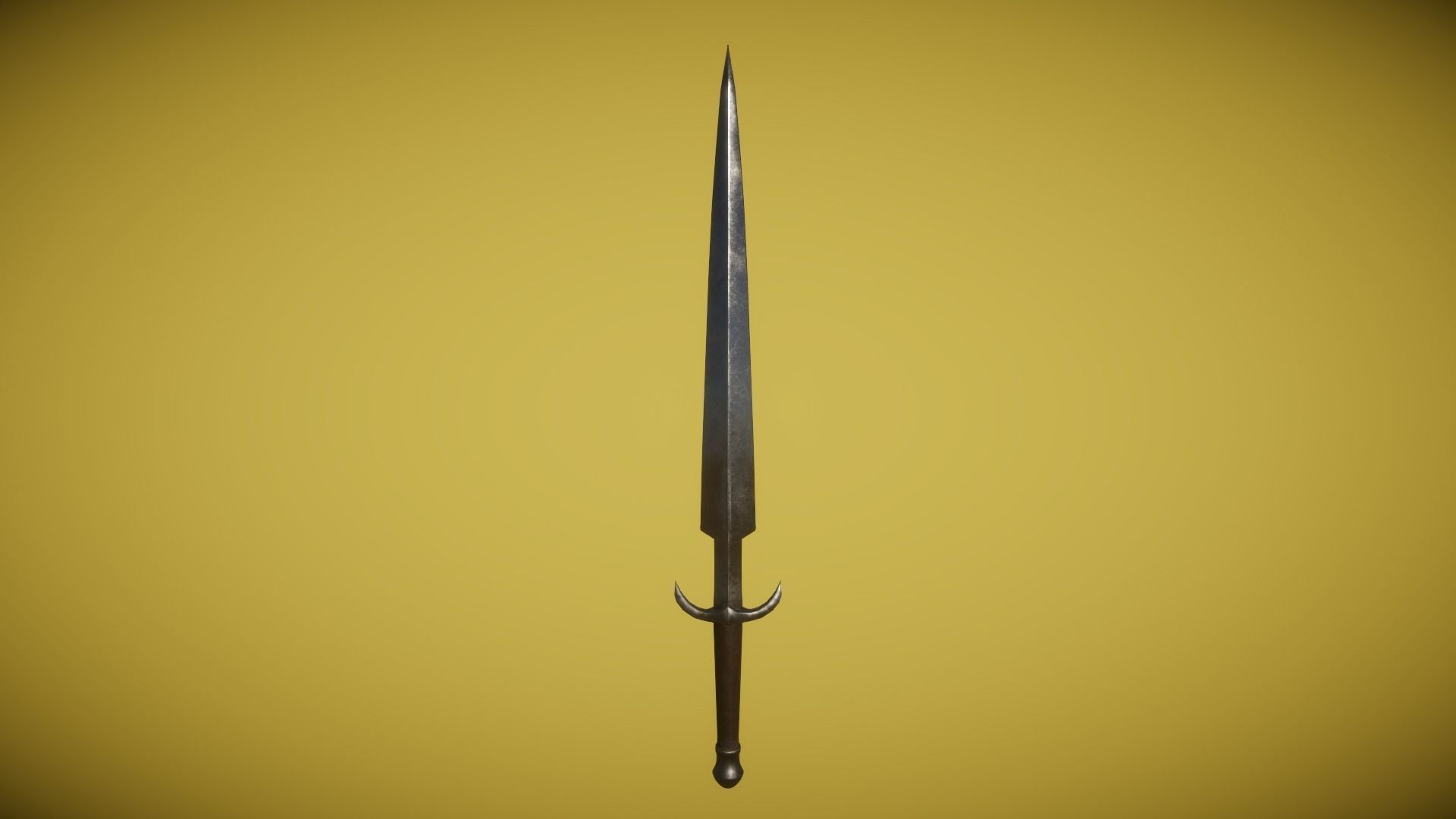 Real World - Medieval Swords Low-poly 3D model_6