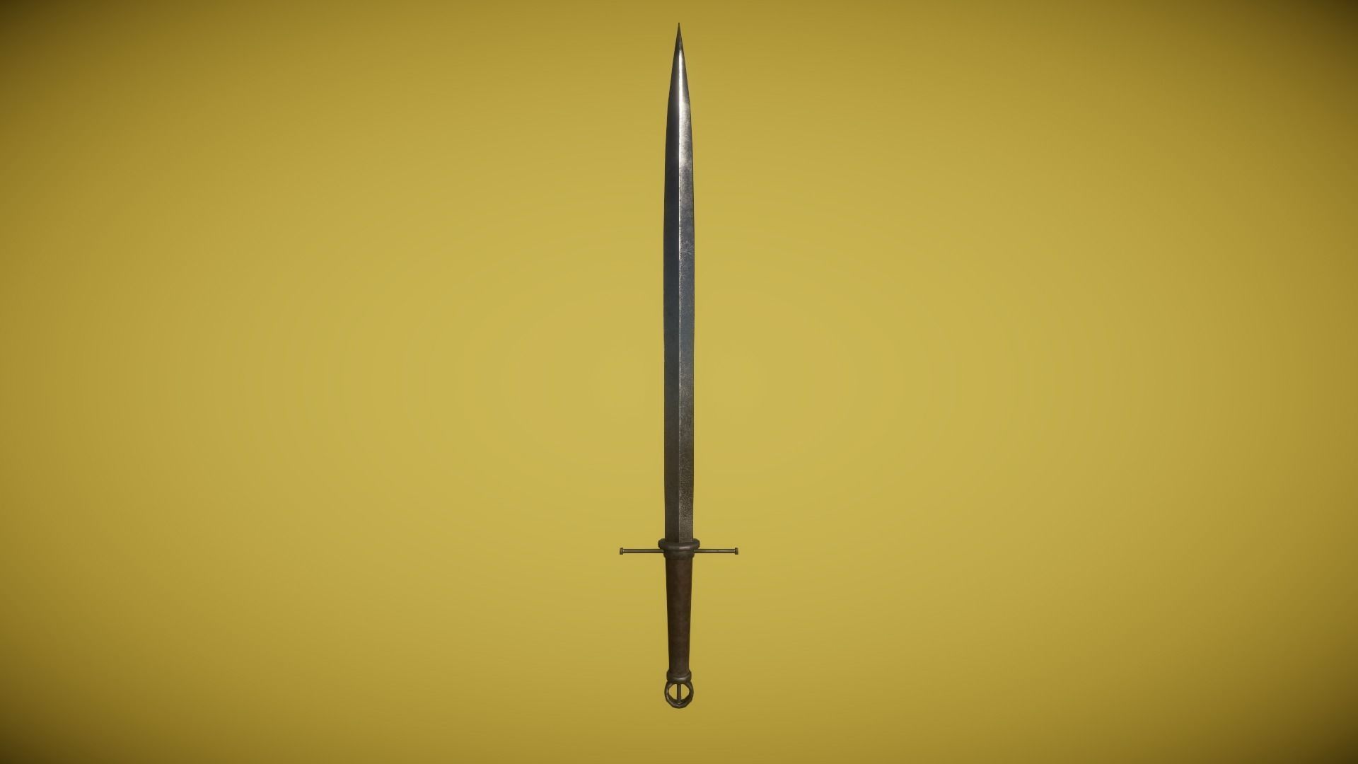 Real World - Medieval Swords Low-poly 3D model_18