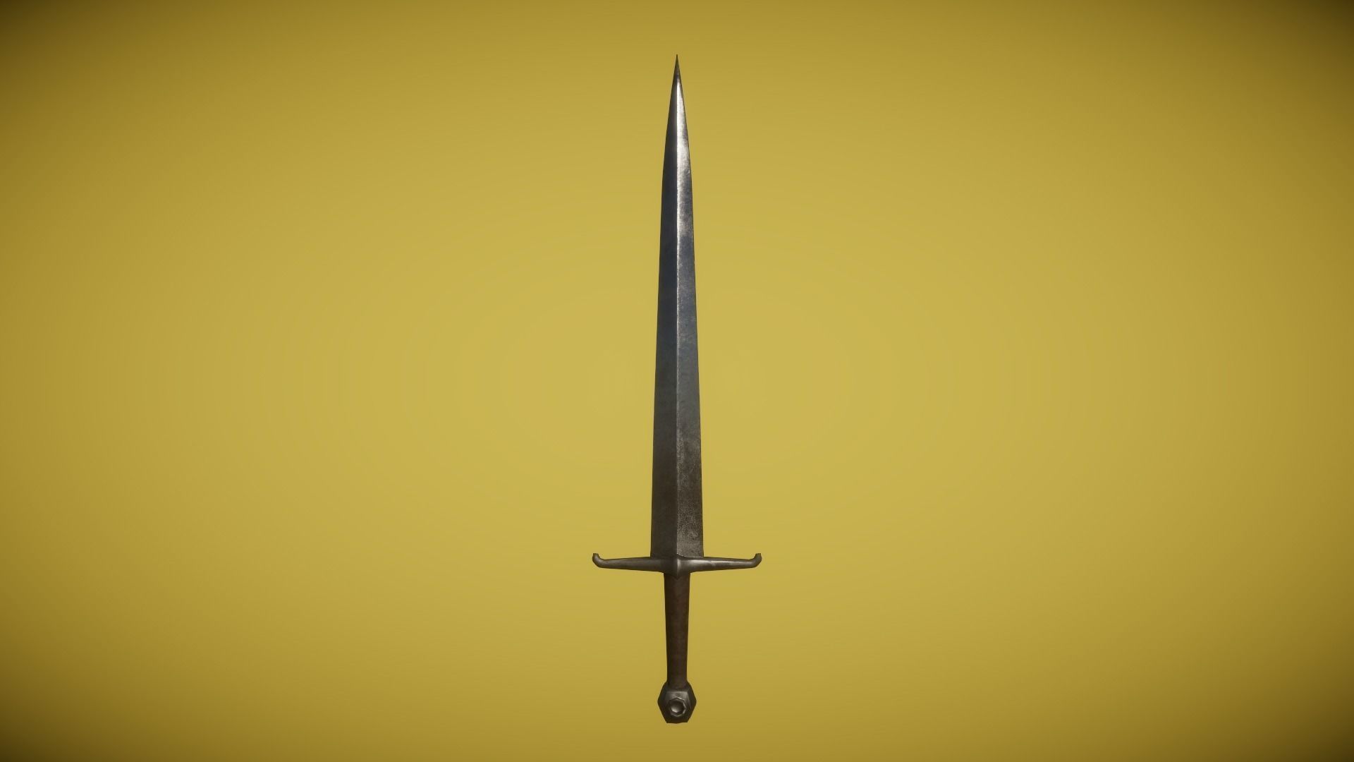 Real World - Medieval Swords Low-poly 3D model_2