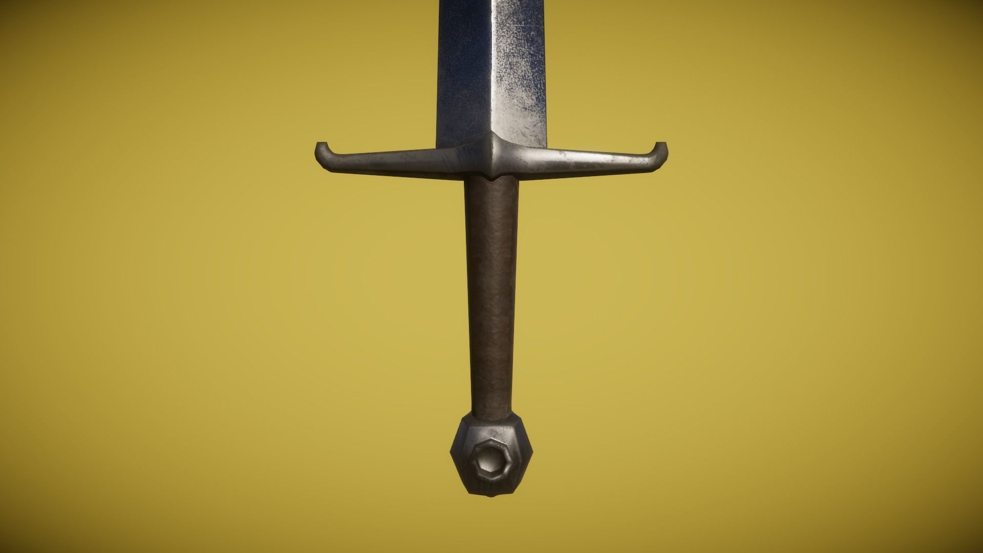 Real World - Medieval Swords Low-poly 3D model_5
