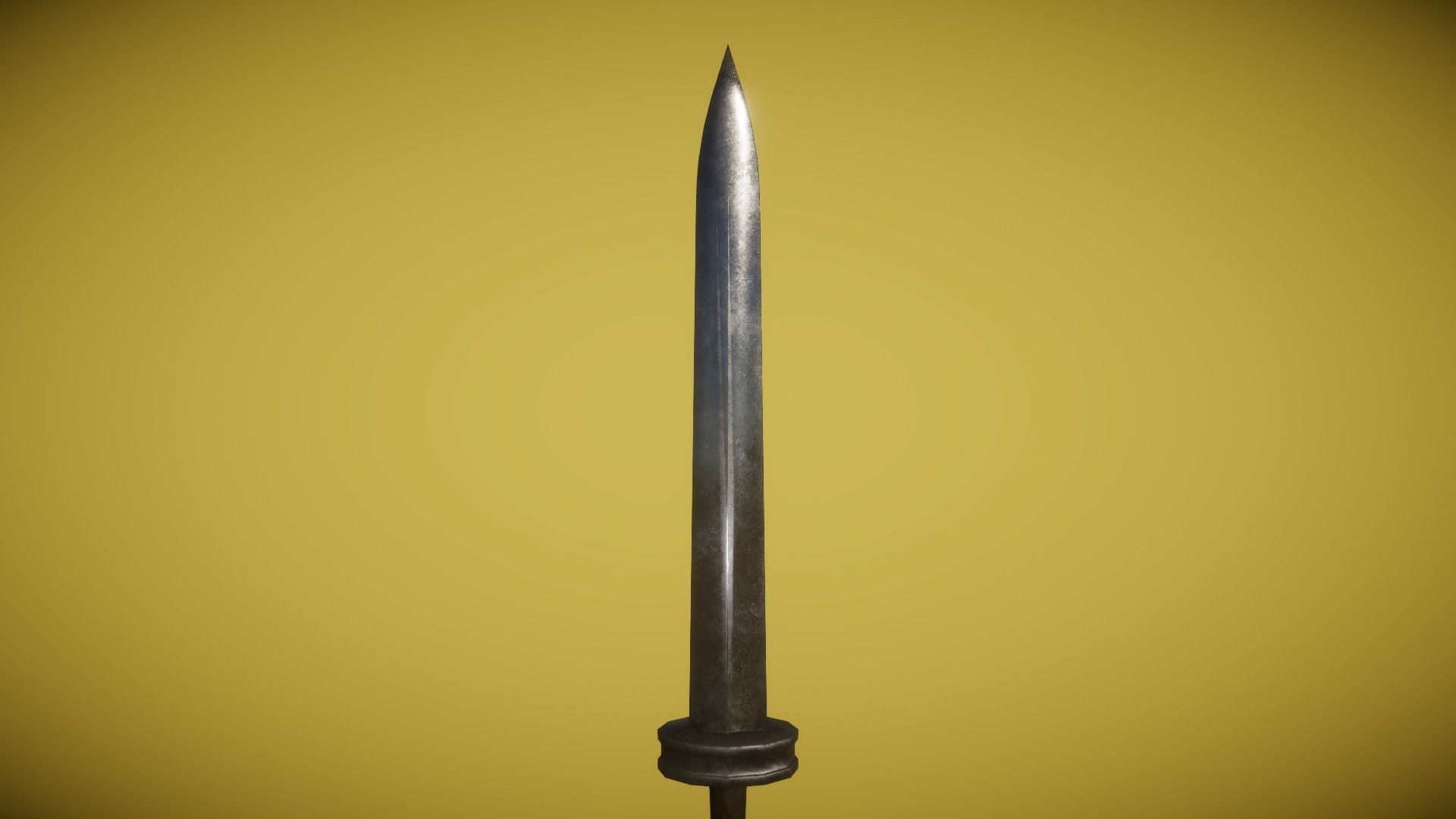 Real World - Medieval Swords Low-poly 3D model_12