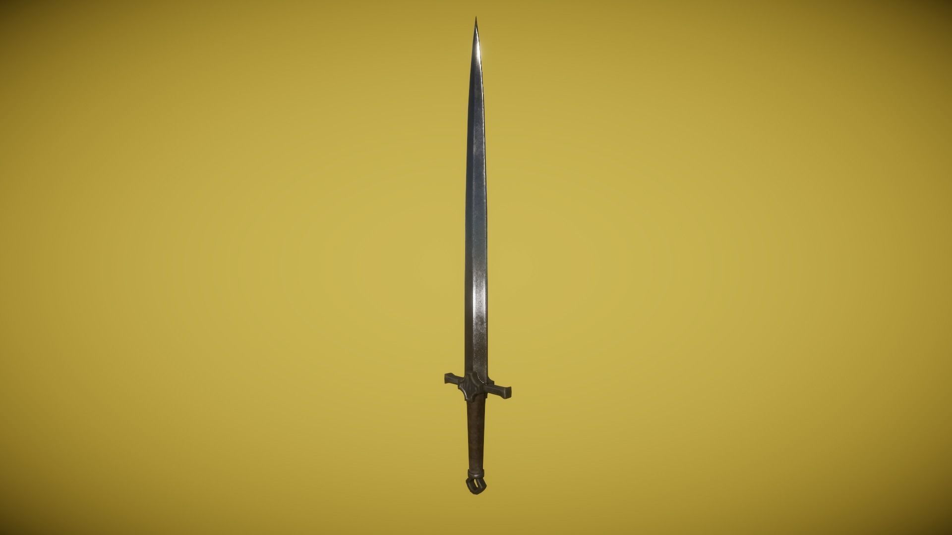 Real World - Medieval Swords Low-poly 3D model_15