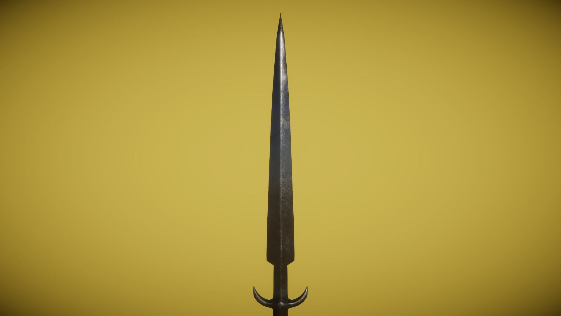 Real World - Medieval Swords Low-poly 3D model_8