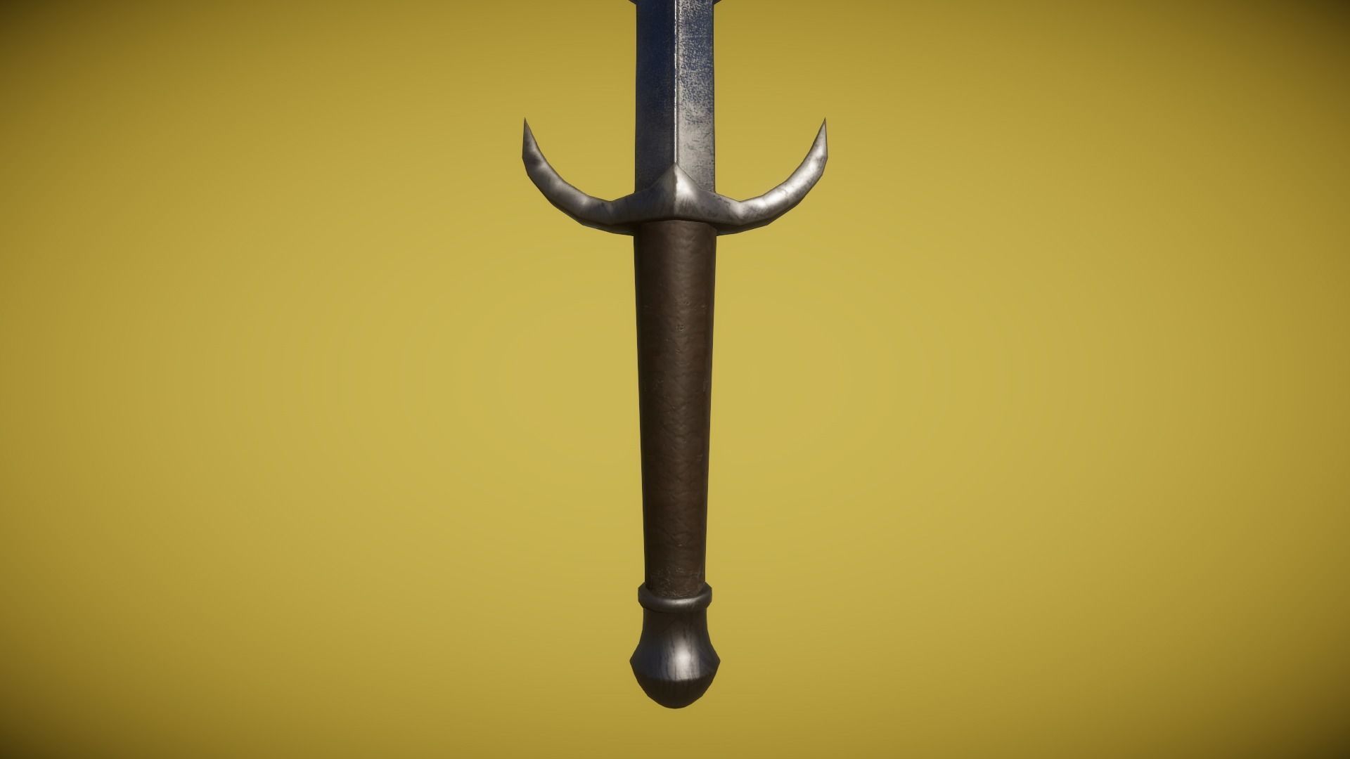 Real World - Medieval Swords Low-poly 3D model_9