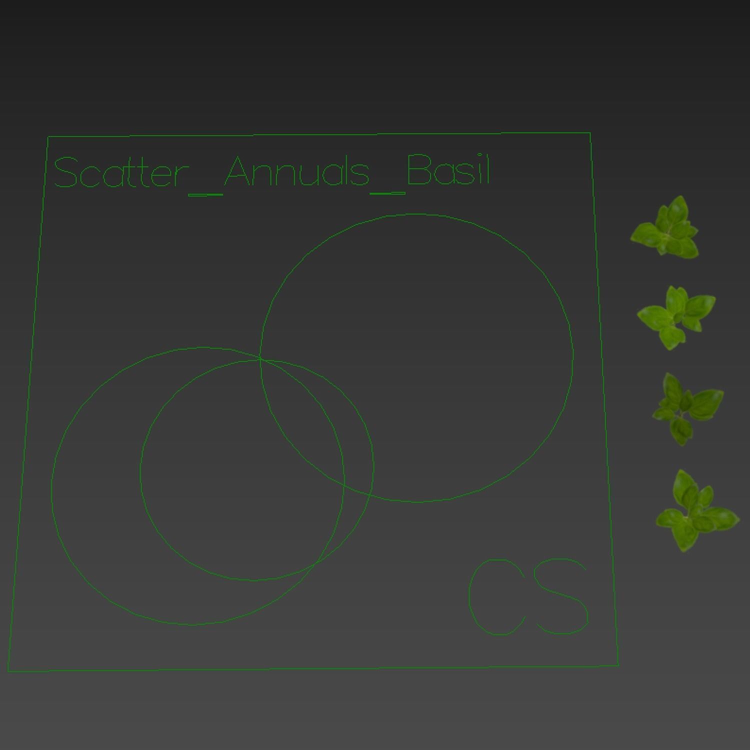 Grass Green Moss Grow Old Ground 3D model_4