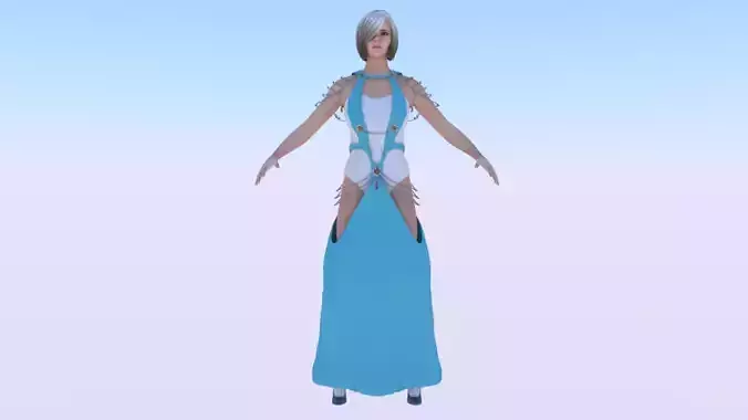 Woman in a Dress 050