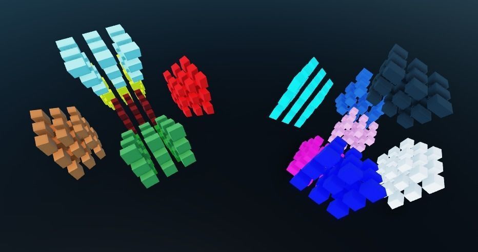 4D Rubiks Cube Analog - 3D Model 3D model_2