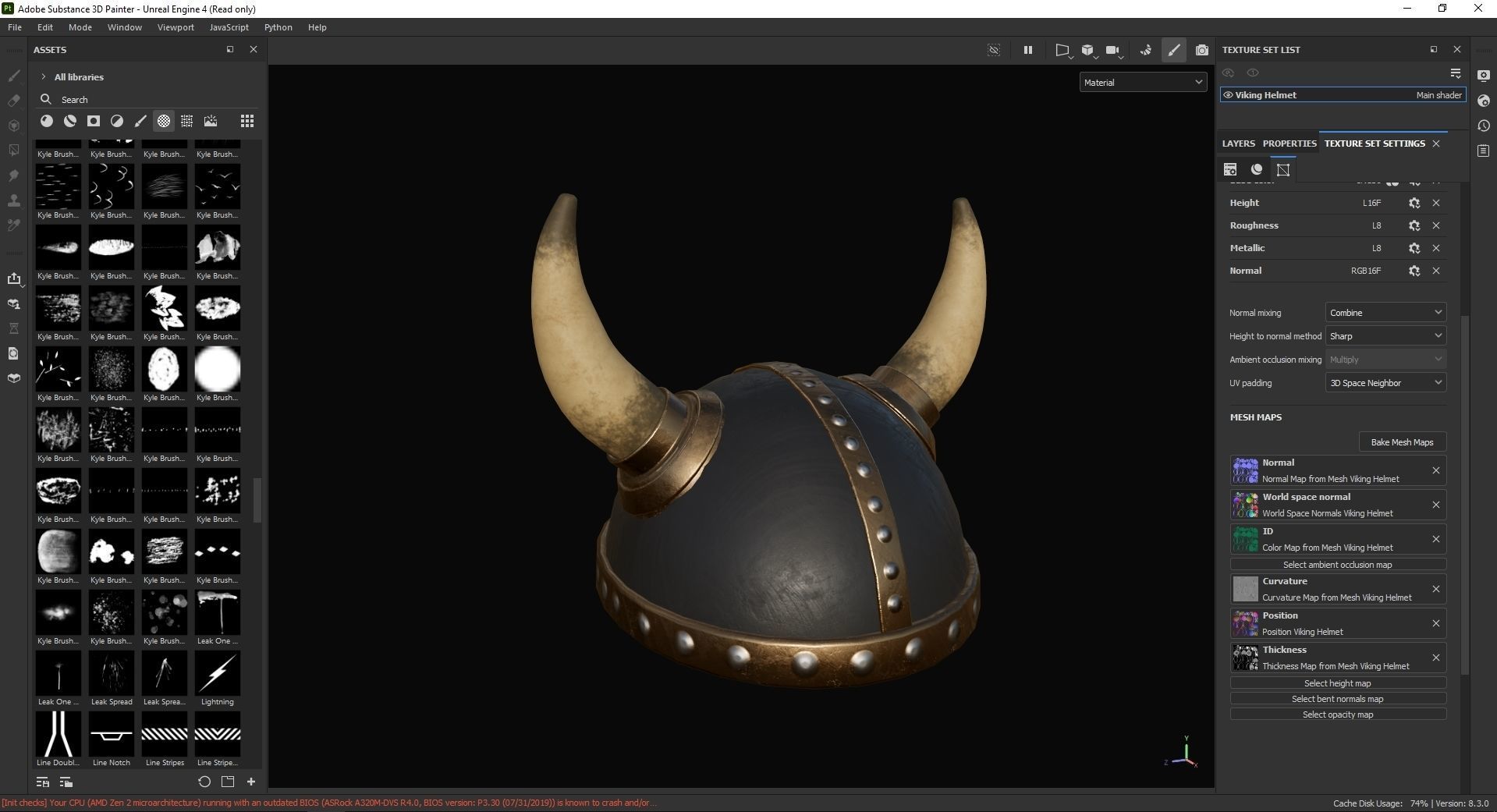 Viking Helmet 3D Model Low-poly 3D model_7
