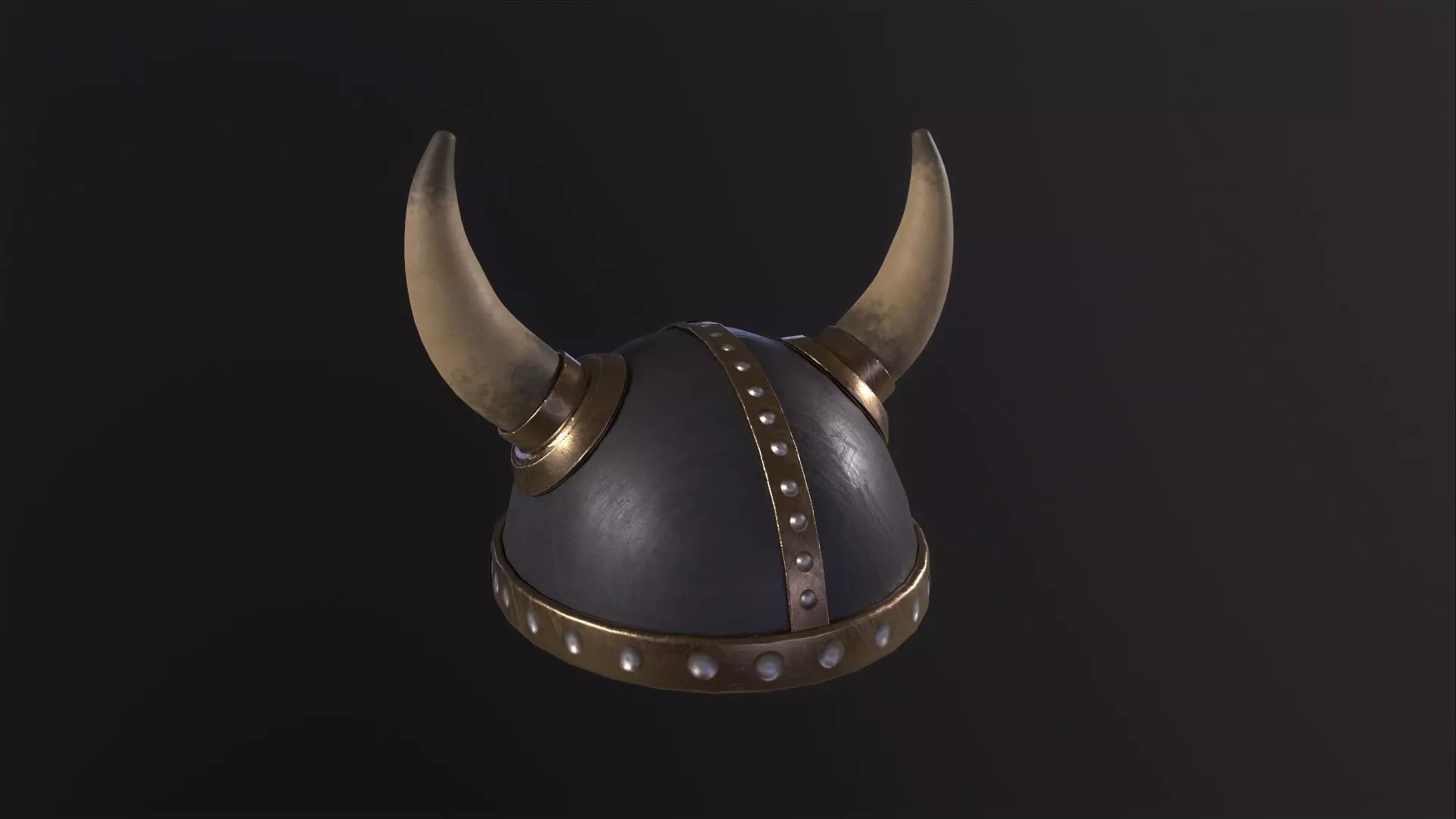 Viking Helmet 3D Model Low-poly 3D model_0