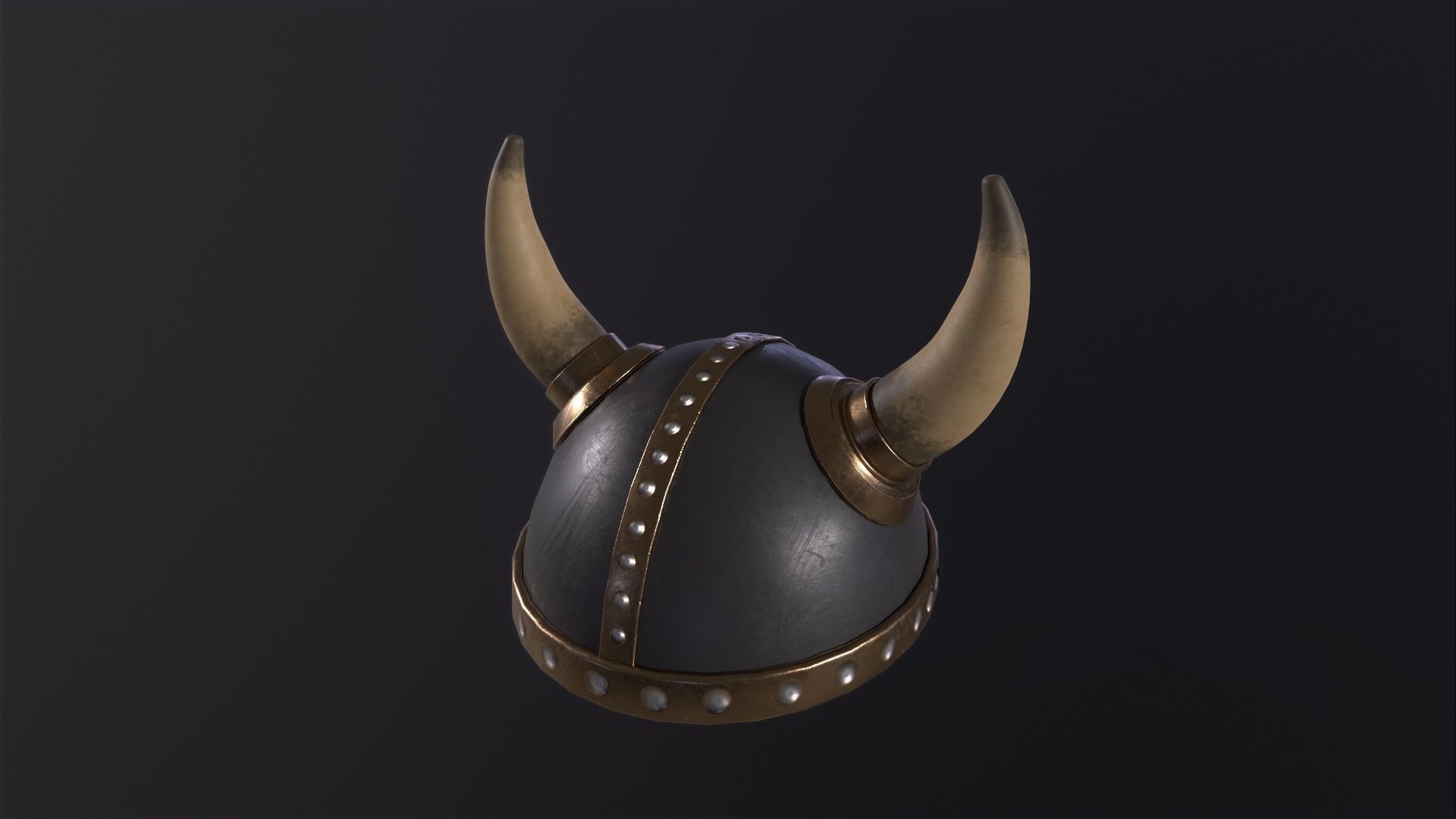 Viking Helmet 3D Model Low-poly 3D model_5