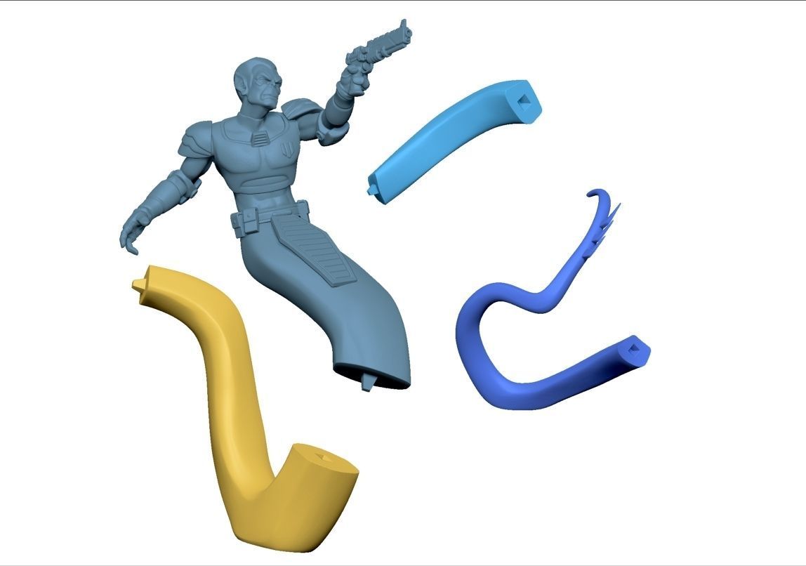 Alien Legion Sarigar Pose 2  3D print model_2