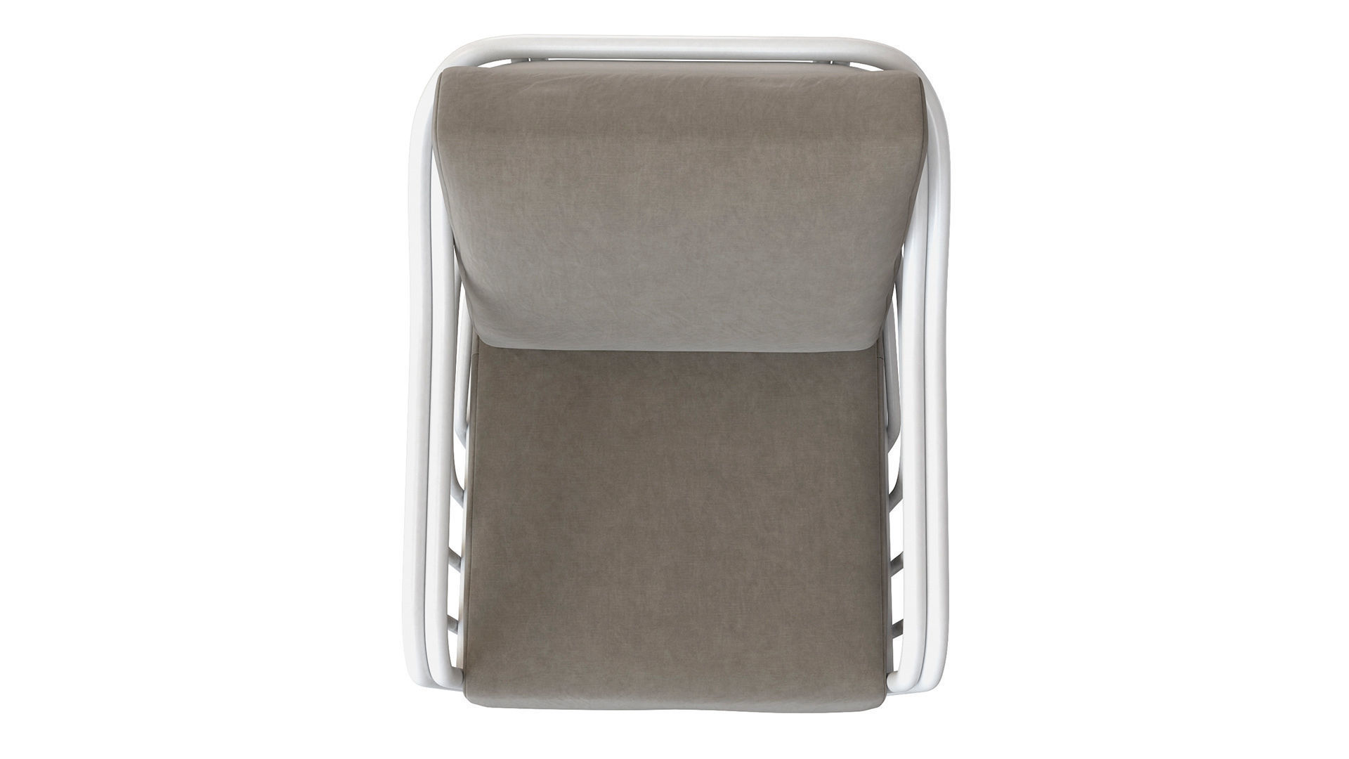 Belgravia Outdoor White Chair 3D model_6