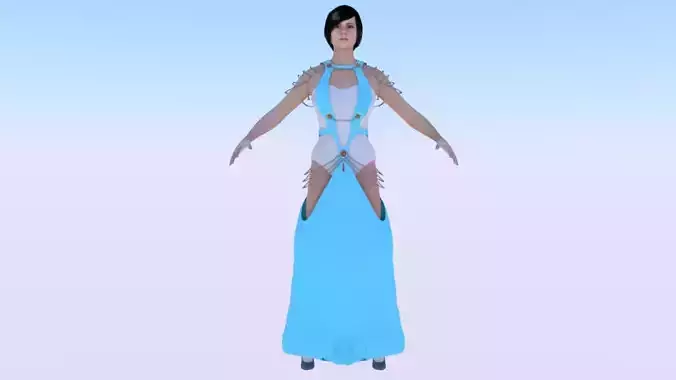 Woman in a Dress 051