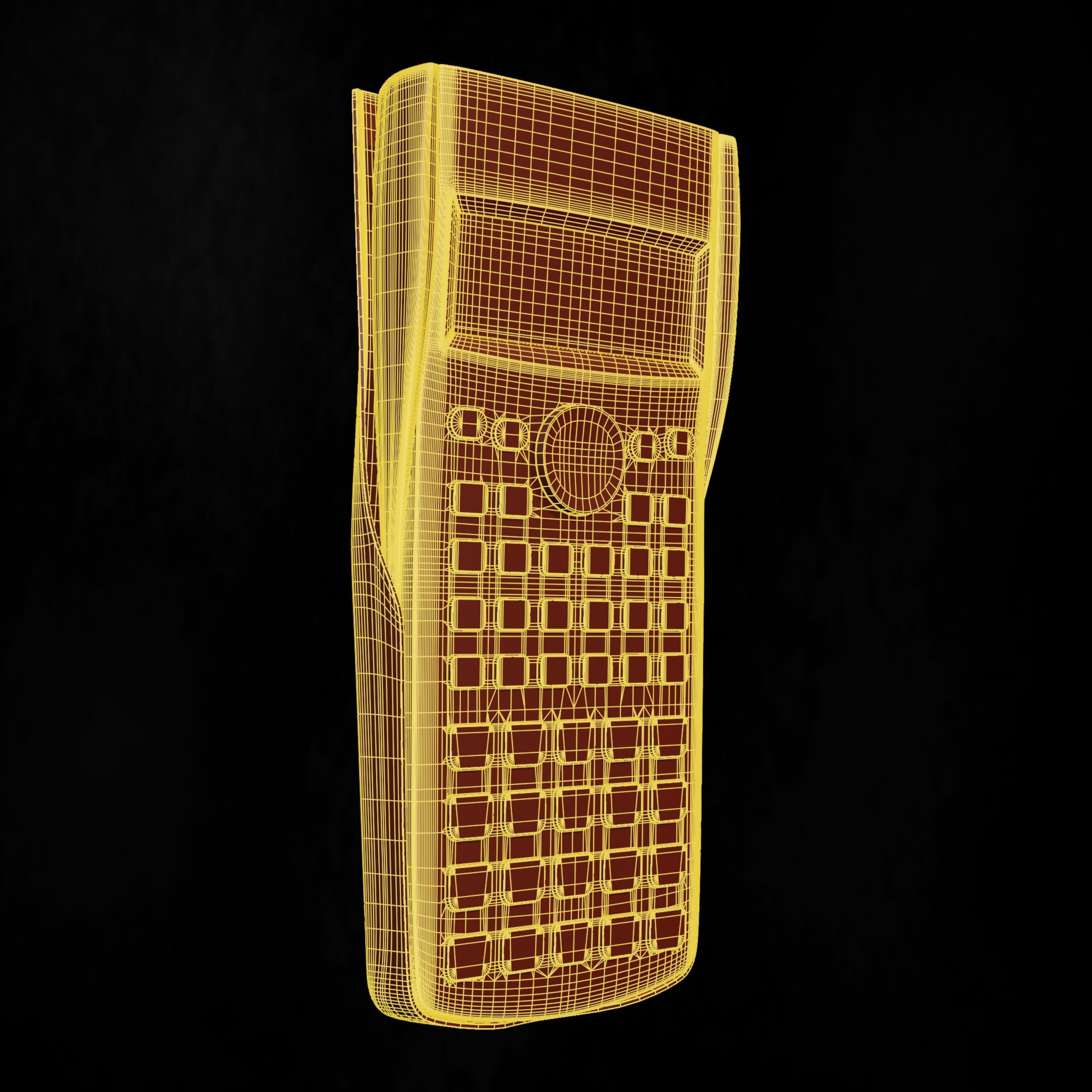 Casio Scientific Calculator FX-82MS 3D model_7