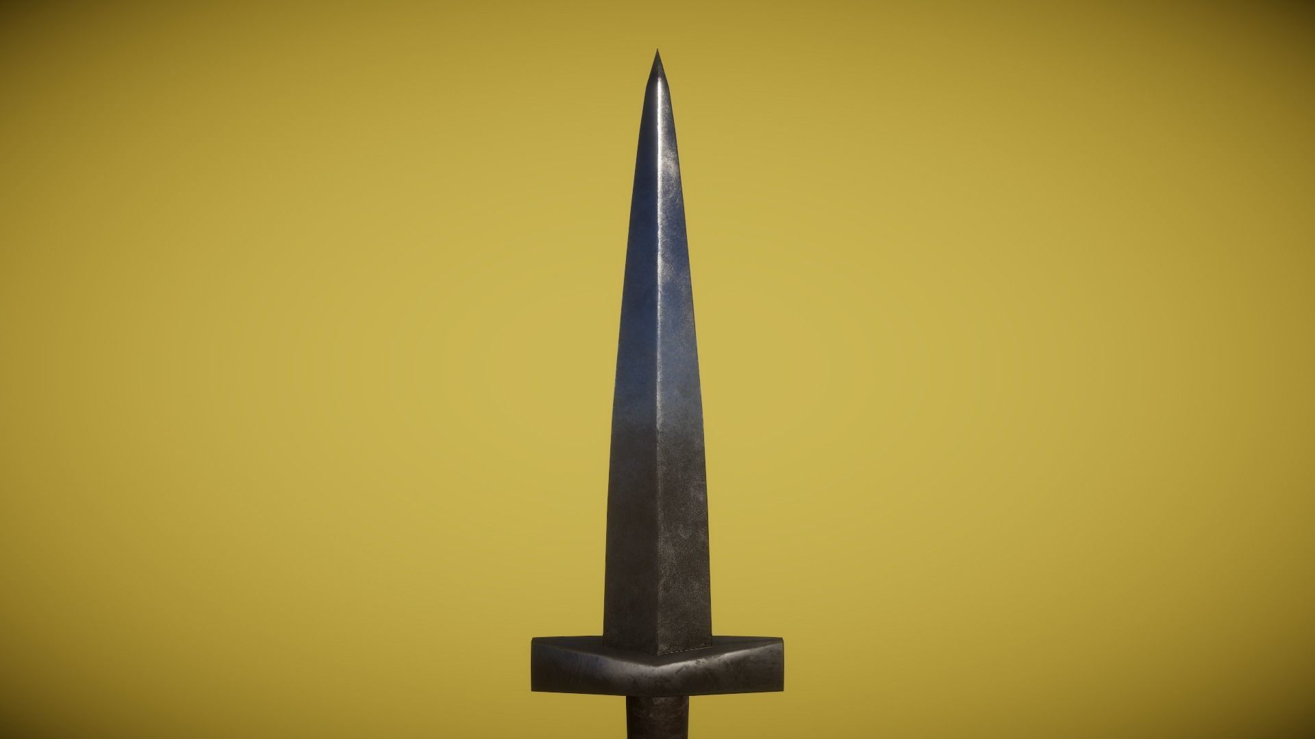 Real World - Medieval Daggers Low-poly 3D model_4