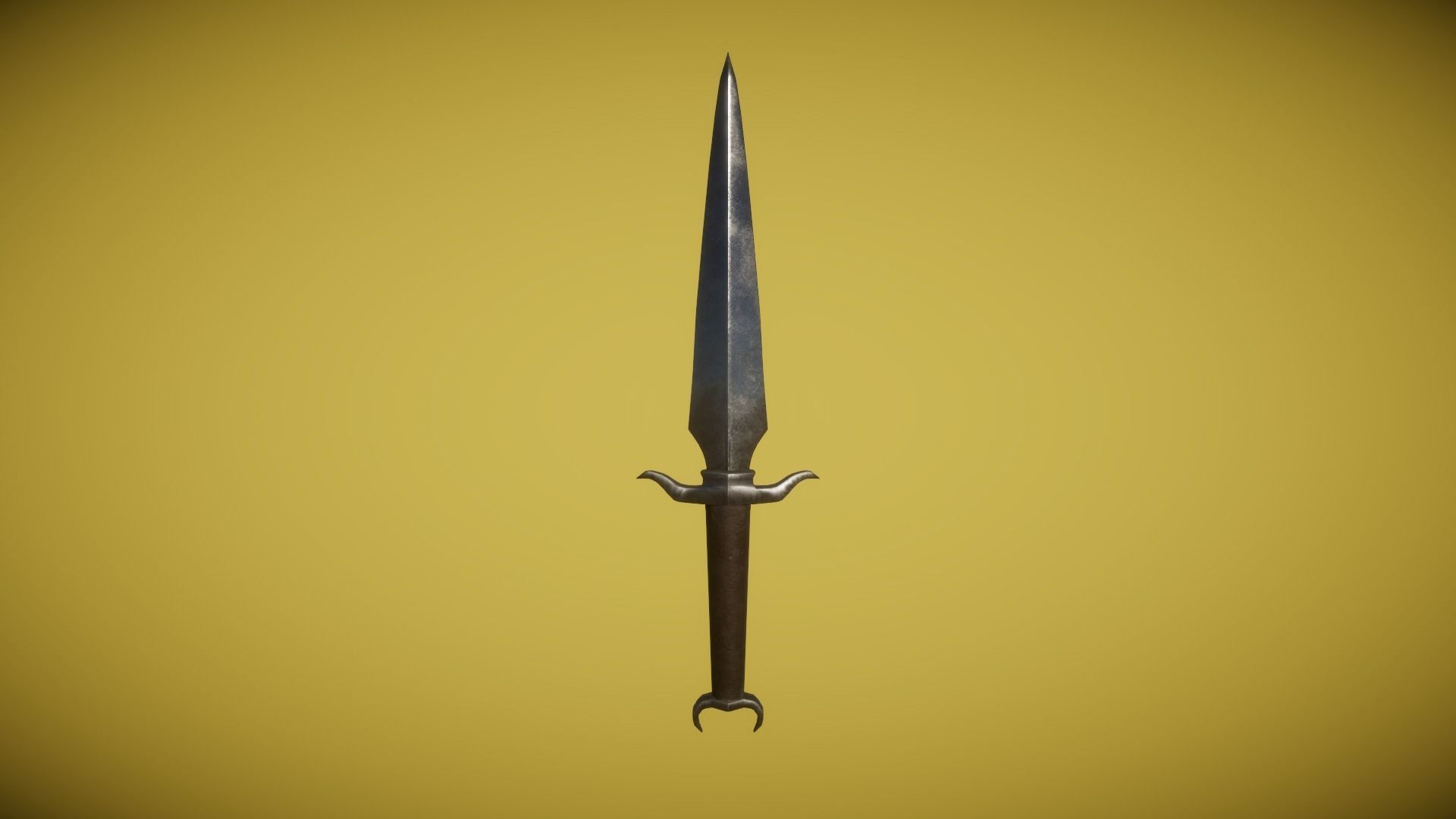Real World - Medieval Daggers Low-poly 3D model_14