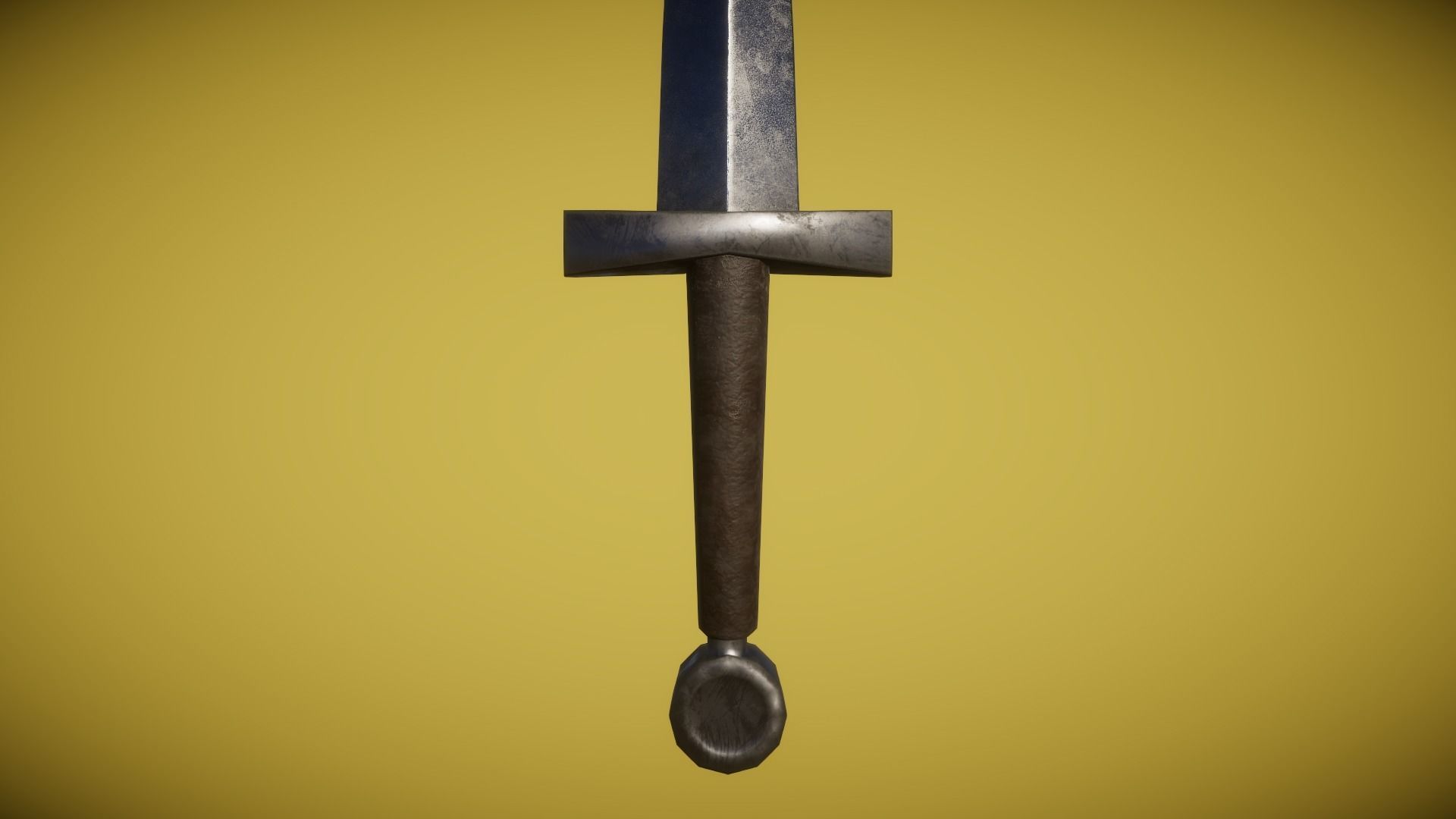 Real World - Medieval Daggers Low-poly 3D model_5